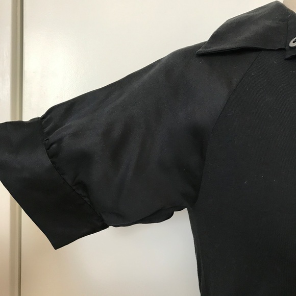 MAGASCHONI SILK/COTTON SHORT SLEEVE BLOUSE SZ SM - Picture 4 of 7